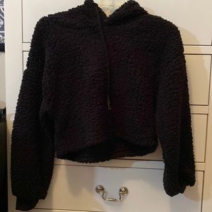 Small, black, hoodie